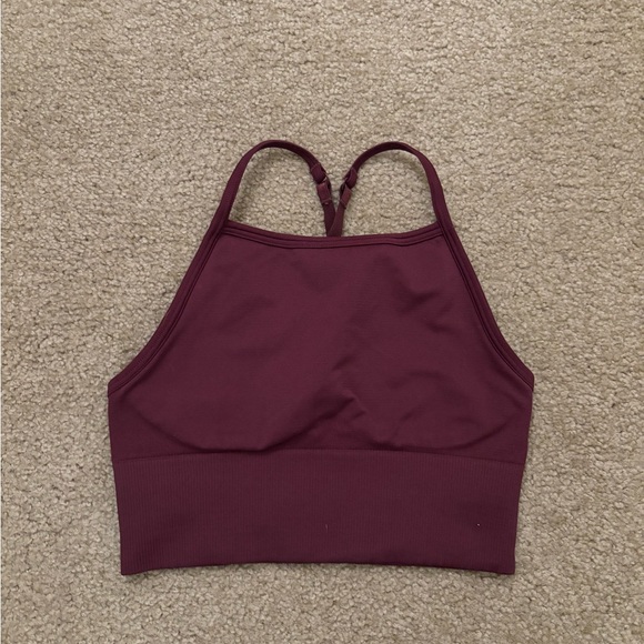 lululemon athletica Other - lululemon athletica High-Neck Bralette - Wine (see description)